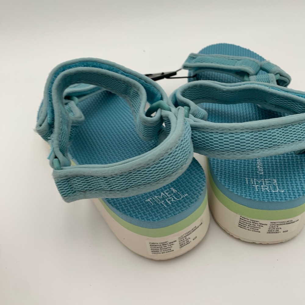 Time And Tru Blue Sandals - Picture 3 of 6
